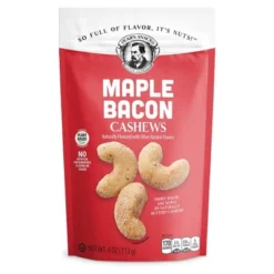 Pear's 4 Oz Maple Bacon Cashews - Pack Of 6 - Brenmar