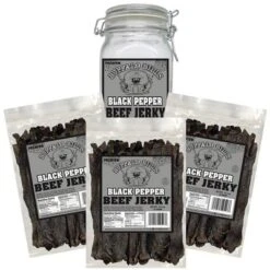 Buffalo Bills Black Pepper Beef Jerky 3 Bag Starter Kit (3 Bags And 1 Jar) -Grocery Sales GUEST 011a25b1 b91e 4a04 91da 225797efa0f2