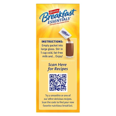 Carnation Breakfast Essentials Powder Drink Mix Packets Rich Milk Chocolate - 12.6oz/10ct 8 Carnation Breakfast Essentials Powder Drink Mix Packets Rich Milk Chocolate - 12.6oz/10ct - Image 6