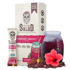 Salud Hydration + Immunity Hibiscus Electrolyte Drink Mix - 6pk/0.21oz Packet Sticks 13 Salud Hydration + Immunity Hibiscus Electrolyte Drink Mix - 6pk/0.21oz Packet Sticks -Grocery Sales GUEST 05674983 11f7 426e 8f26 c002abf86ed1