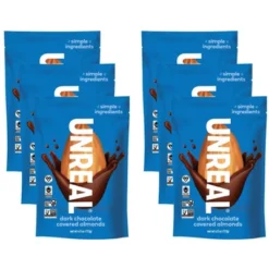 Unreal Dark Chocolate Covered Almonds- Case Of 6/4 Oz -Grocery Sales GUEST 061b234a 370b 43dd 99c9 c519f86de6cc