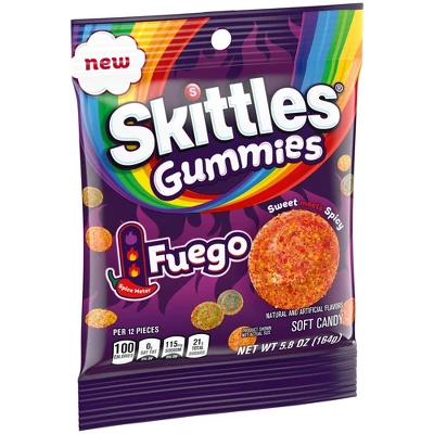 Skittles Fuego Gummies Candy - 5.8oz 10 Skittles Fuego Gummies Candy - 5.8oz - Image 8