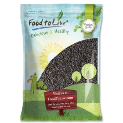 Organic Toasted Black Sesame Seeds – By Food To Live -Grocery Sales GUEST 07d3e356 599f 4d27 8419 07ad69a59955