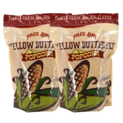 Yellow Butterfly Un-Popped Popcorn | Pack Of 2 | 3 Lb | Non-GMO | Free Day Popcorn -Grocery Sales GUEST 089335c5 874d 418c b0ff dcc2230de40a