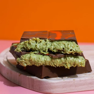 Dubai Chocolate Viral Kunafa Pistachio Milk Chocolate Crunchy With Premium Chocolate 6.4oz 5 Dubai Chocolate Viral Kunafa Pistachio Milk Chocolate Crunchy With Premium Chocolate 6.4oz - Image 3