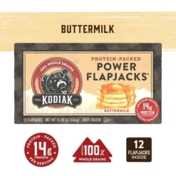 Kodiak Protein-Packed Power Flapjacks Buttermilk Frozen Pancakes - 12ct