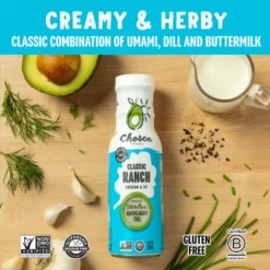 Chosen Foods Classic Ranch Dressing And Dip - 8 Fl Oz