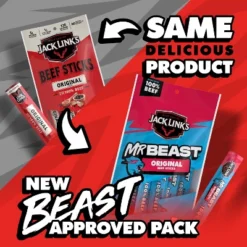 Jack Link's MrBeast Mini Beef Sticks Original - 6oz/12ct -Grocery Sales GUEST 10b86328 6bce 4ead b89c 41b3d9b42a6d