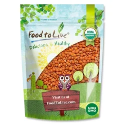 Organic Red Lentils (Football) - By Food To Live 15 Organic Red Lentils (Football) - By Food To Live -Grocery Sales GUEST 12066427 b823 4c9a 8b10 2f6dcb99a830