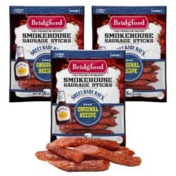 Bridgford Sweet Baby Ray’s Smokehouse Sausage Sticks Original 5 Oz - High Protein Smoked Sausage Sticks For Your Dietary Preferences -Grocery Sales GUEST 1254b038 46c6 4bba ad19 ec9edbb85603