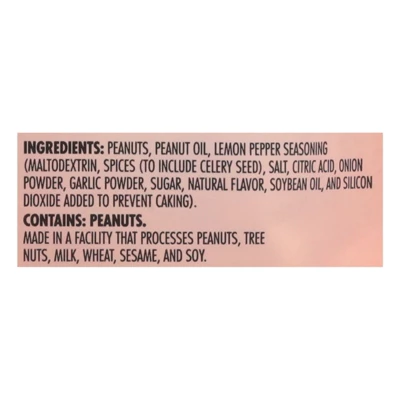 Henrietta Said Jumbo Roasted Peanuts Lemon Pepper - Case Of 12/5 Oz 4 Henrietta Said Jumbo Roasted Peanuts Lemon Pepper - Case Of 12/5 Oz - Image 2
