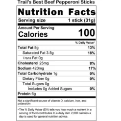 Trail's Best 1.1oz Beef Pepperoni Sticks 16-ct Tubs - 2 Tubs -Grocery Sales GUEST 16c487e8 0161 4660 ab89 7158d8b2f3be