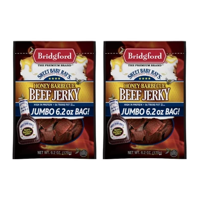 Bridgford Sweet Baby Ray’s Beef Jerky Honey BBQ 6.2 Oz - Ready To Eat High Protein Jerky For Midday Energy Boost Or A Post Workout Snack 10 Bridgford Sweet Baby Ray’s Beef Jerky Honey BBQ 6.2 Oz - Ready To Eat High Protein Jerky For Midday Energy Boost Or A Post Workout Snack - Image 8