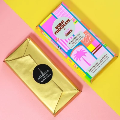 Dubai Chocolate Viral Kunafa Pistachio Milk Chocolate Crunchy With Premium Chocolate 6.4oz 3 Dubai Chocolate Viral Kunafa Pistachio Milk Chocolate Crunchy With Premium Chocolate 6.4oz