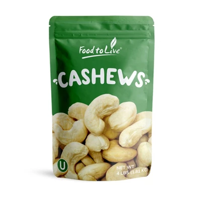 Dry Roasted Whole Cashews - By Food To Live 12 Dry Roasted Whole Cashews - By Food To Live - Image 10