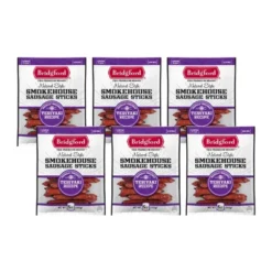 Bridgford Smokehouse Sausage Sticks Teriyaki 5 Oz - Gluten Free High Protein Smoked Sausage Sticks For A Variety Of Dietary Preferences -Grocery Sales GUEST 1f16ea75 b2b4 46c9 8463 c1db9d29c683