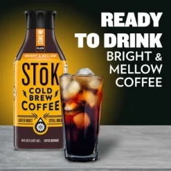 SToK Bright & Mellow Cold Brew Coffee - 48 Fl Oz -Grocery Sales GUEST 21171f36 f795 43ff a984 a6b12275ec63