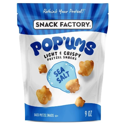 Snack Factory Pop'ums Sea Salt Pretzel Snacks - 9oz 7 Snack Factory Pop'ums Sea Salt Pretzel Snacks - 9oz - Image 5