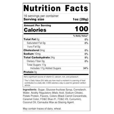 BUBS Swedish Candy Mix - Sweet & Sour Swedish Gummies- Vegan And Gluten Free - Big Skulls, Diamonds, Logs & More 4 BUBS Swedish Candy Mix - Sweet & Sour Swedish Gummies- Vegan And Gluten Free - Big Skulls, Diamonds, Logs & More - Image 2