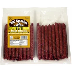 Buffalo Bills 2-lb Honey Stung 5" Ole Smokies Saddlebag (50 Twist End Beef Sticks Per Saddlebag) -Grocery Sales GUEST 264e019d cb13 4ac3 bdb5 56d1c6f32e4e