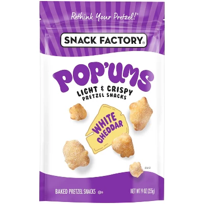 Snack Factory Pop'ums White Cheddar Pretzel Snacks - 9oz 5 Snack Factory Pop'ums White Cheddar Pretzel Snacks - 9oz - Image 3