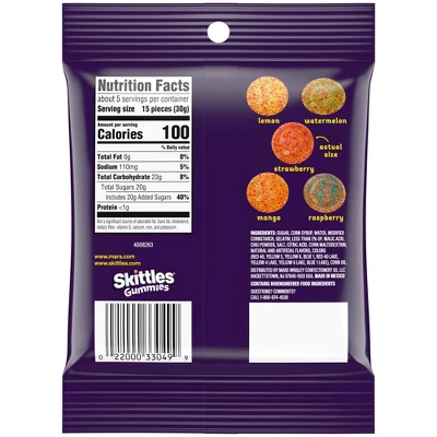 Skittles Fuego Gummies Candy - 5.8oz 3 Skittles Fuego Gummies Candy - 5.8oz