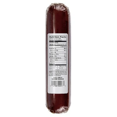 Bridgford Summer Sausage 16 Oz - Protein-Rich Keto-Friendly Shelf-Stable Snack - Great For Sausage Rolls And On Your Charcuterie Boards 3 Bridgford Summer Sausage 16 Oz - Protein-Rich Keto-Friendly Shelf-Stable Snack - Great For Sausage Rolls And On Your Charcuterie Boards