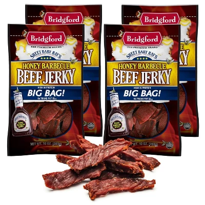 Bridgford Sweet Baby Ray’s Beef Jerky Honey BBQ 10 Oz - Ready To Eat High Protein Jerky For Midday Energy Boost Or A Post Workout Snack 12 Bridgford Sweet Baby Ray’s Beef Jerky Honey BBQ 10 Oz - Ready To Eat High Protein Jerky For Midday Energy Boost Or A Post Workout Snack - Image 10