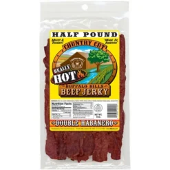 Buffalo Bills 8oz Double Habanero Country Cut Beef Jerky - Three 8oz Packs