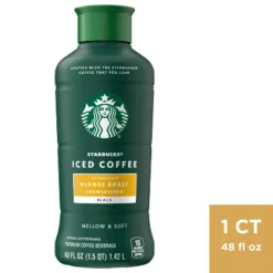 Starbucks Unsweetened Blonde Roast Iced Coffee - 48 Fl Oz 7 Starbucks Unsweetened Blonde Roast Iced Coffee - 48 Fl Oz -Grocery Sales GUEST 2a526053 384f 4b59 967e 8358ce008c4b