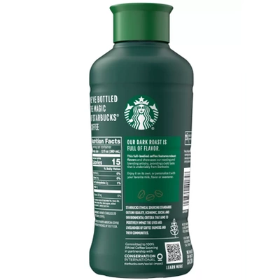 Starbucks Unsweetened Dark Roast Iced Coffee - 48 Fl Oz 3 Starbucks Unsweetened Dark Roast Iced Coffee - 48 Fl Oz