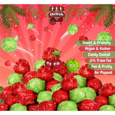 Holiday Red & Green Popcorn By It's Delish 5 Holiday Red & Green Popcorn By It's Delish - Image 3
