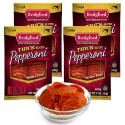 Bridgford Thick Sliced Pepperoni 5 Oz - Thick Pepperoni Slices For Pizza And Sandwiches With Zero Carb Ideal For Your Keto Diets -Grocery Sales GUEST 306673d1 a2a4 477a 9fa2 2f089233248c