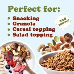 Organic Active Life Trail Mix — Raw And Non-GMO Snack Mix Contains Cashews, Pumpkin Seeds, Apricots, Hazelnuts, Almonds. Vegan, Kosher, Bulk -Grocery Sales GUEST 31090213 d28a 42df aff8 329d14db850f