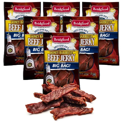 Bridgford Sweet Baby Ray’s Beef Jerky Honey BBQ 10 Oz - Ready To Eat High Protein Jerky For Midday Energy Boost Or A Post Workout Snack 13 Bridgford Sweet Baby Ray’s Beef Jerky Honey BBQ 10 Oz - Ready To Eat High Protein Jerky For Midday Energy Boost Or A Post Workout Snack - Image 11