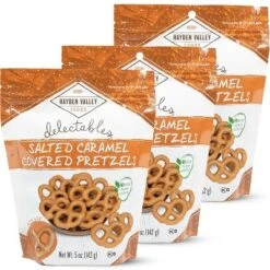 Hayden Valley Foods Salted Caramel Covered Pretzels | 5 Oz Bags (Pack Of 3) | No Artificial Flavors, Preservatives Or Colors -Grocery Sales GUEST 33339dca 8308 4889 8602 c4202241726e