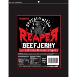 Buffalo Bills 2.6oz Premium Reaper Beef Jerky Packs (six 2.6oz Beef Jerky Packs)