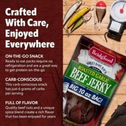 Bridgford Sweet Baby Ray’s Beef Jerky Roasted Garlic 10 Oz - High Protein Beef Jerky For Your Dietary Preferences & On-the-Go Snacking 17 Bridgford Sweet Baby Ray’s Beef Jerky Roasted Garlic 10 Oz - High Protein Beef Jerky For Your Dietary Preferences & On-the-Go Snacking -Grocery Sales GUEST 38692794 82c9 4624 970e 38187f99f92b