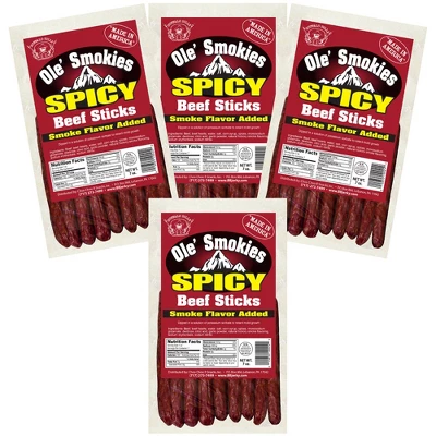 Buffalo Bills 7oz Spicy Ole Smokies (Beef Sticks) - Four 7oz Packs 6 Buffalo Bills 7oz Spicy Ole Smokies (Beef Sticks) - Four 7oz Packs - Image 4