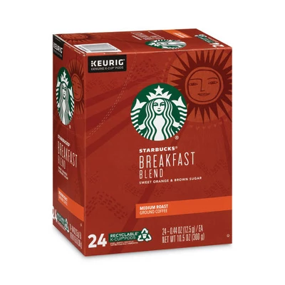 Starbucks Breakfast Blend K-Cups, 24/Box 7 Starbucks Breakfast Blend K-Cups, 24/Box - Image 5