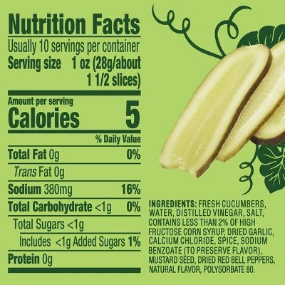 Claussen Dill Sandwich Pickle Slices - 20 Fl Oz 12 Claussen Dill Sandwich Pickle Slices - 20 Fl Oz - Image 10