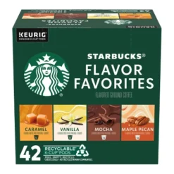 Starbucks Naturally Flavored Variety Pack Keurig K-Cup Coffee Pods - 42ct -Grocery Sales GUEST 3db9280c c39f 4641 87be 28cd6034d83b