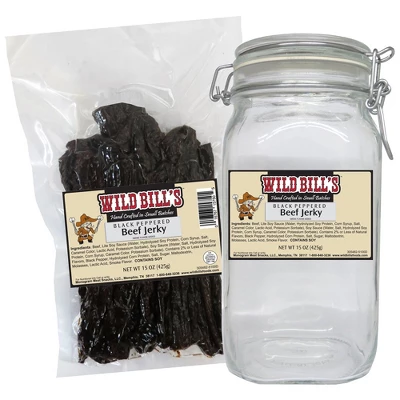 Wild Bill's Black Peppered Beef Jerky One-Bag Starter Kit (one 15oz Bag And 1 Jar) 8 Wild Bill's Black Peppered Beef Jerky One-Bag Starter Kit (one 15oz Bag And 1 Jar) - Image 6
