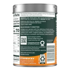 Starbucks Crema Collection Premium Salted Caramel Flavored Instant Coffee - 7.12oz 18 Starbucks Crema Collection Premium Salted Caramel Flavored Instant Coffee - 7.12oz -Grocery Sales GUEST 416dfb11 cb1b 4b62 b42a ab0e2359055d