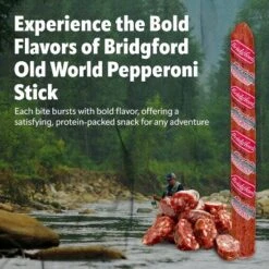 Bridgford Old World Pepperoni Stick 16 Oz - Naturally Smoked Pepperoni Stick For Pizza And Sandwiches - High Protein Zero Carb Keto Snack. -Grocery Sales GUEST 4254af73 e8df 4a01 93a1 f394fada7a87