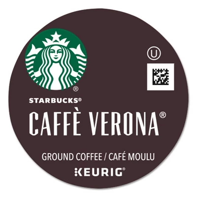 Starbucks Caffe Verona Coffee K-Cups Pack, 24/Box 3 Starbucks Caffe Verona Coffee K-Cups Pack, 24/Box