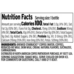 Starbucks Frappuccino Lite Creamy Vanilla Gelato Chilled Coffee Drink - 9.5 Fl Oz Glass Bottle -Grocery Sales GUEST 46535e01 45a7 44de 84dd 2df3070e5c1d