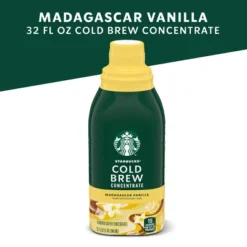 Starbucks Cold Brew Coffee — Madagascar Vanilla — Multi Serve Concentrate — 1 Bottle (32 Fl Oz.)