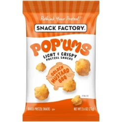 Snack Factory Pop'Ums Golden Mustard BBQ Chips Grab Bag - 2.6oz -Grocery Sales GUEST 490845a5 0e14 4845 88f1 b13187d04fba