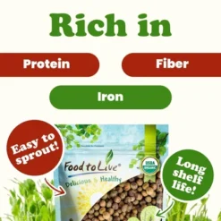 Organic Brown Speckled Peas - By Food To Live -Grocery Sales GUEST 4bbc0083 1c7c 4b99 8237 432572e0668f